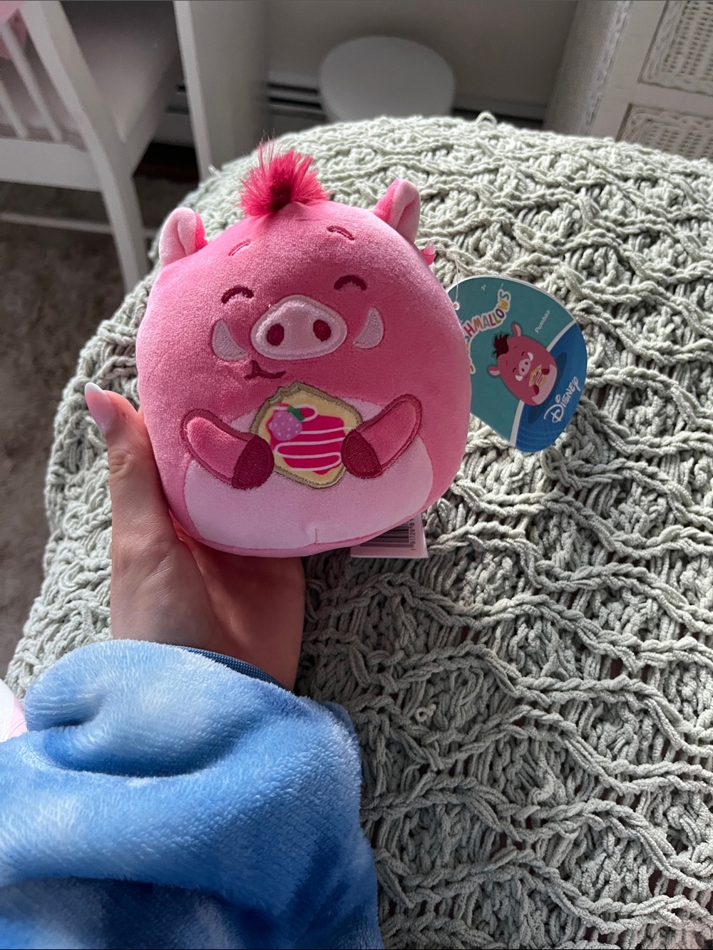 Disney Pink Pua Plush Toy - Pink Pig Squishmallow Style